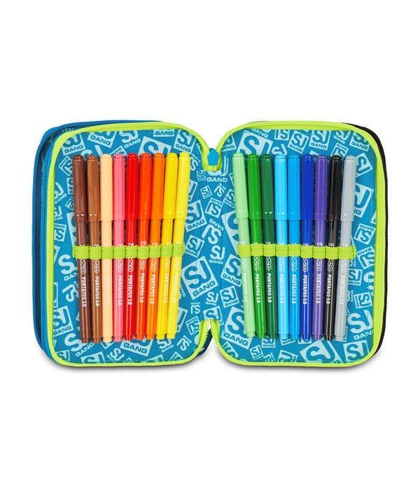 Astuccio 3 Zip SJ Gang LED LOOK con 45 Pezzi Inclusi.