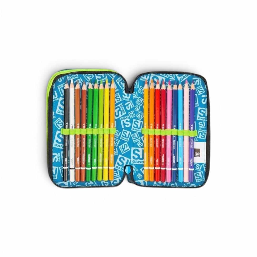 Astuccio 3 Zip SJ Gang LED LOOK con 45 Pezzi Inclusi.