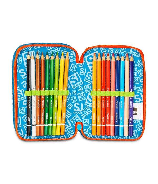 Astuccio 3 Zip SJ Gang Tinypatch Boy con 45 pezzi.