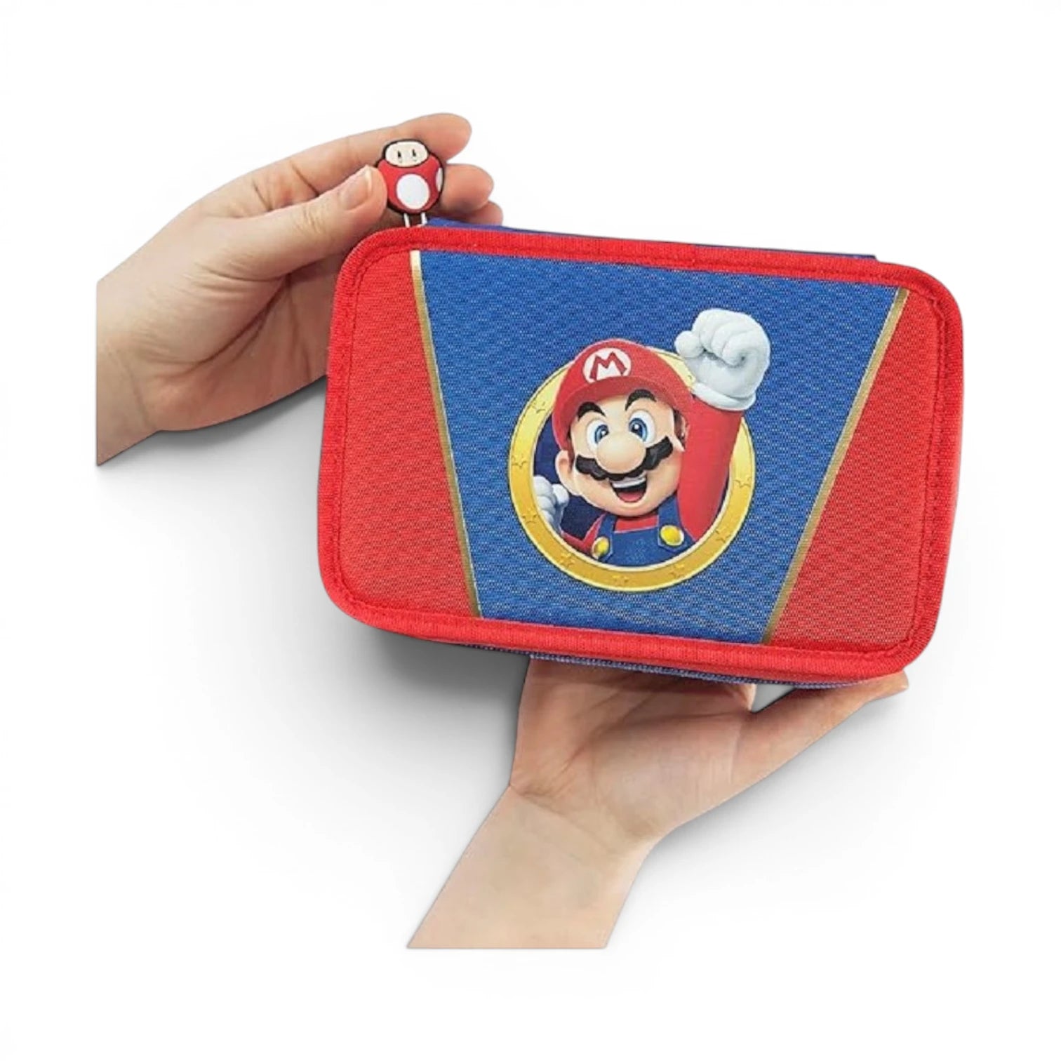 Astuccio scuola Super Mario 3 zip completo Panini.