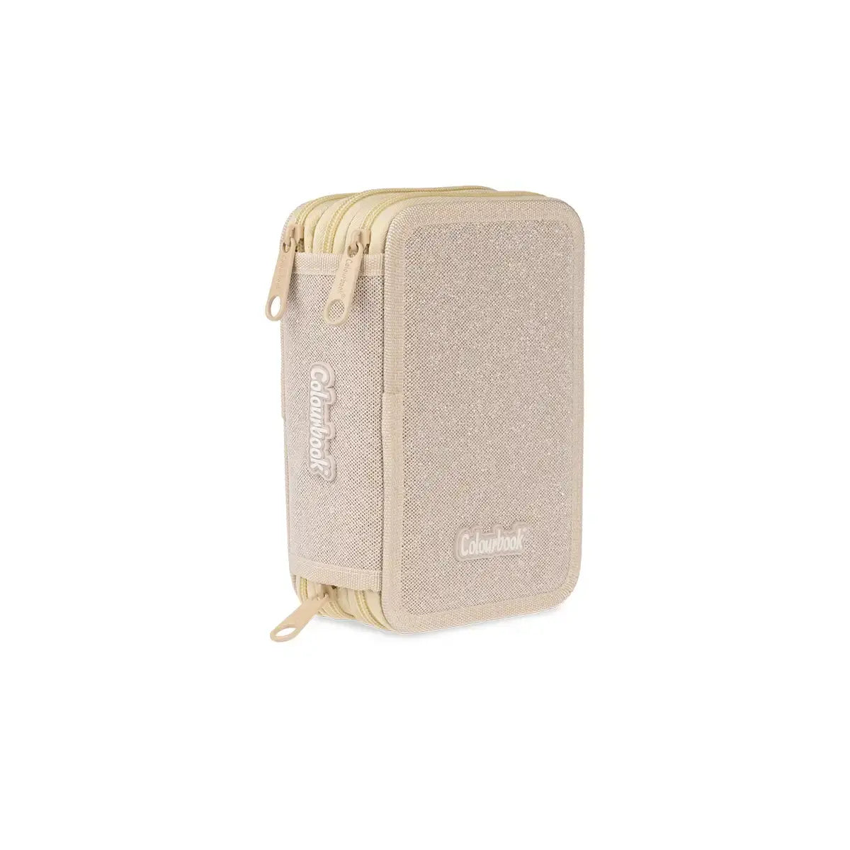 Astuccio 3 Zip Glitter Colourbook