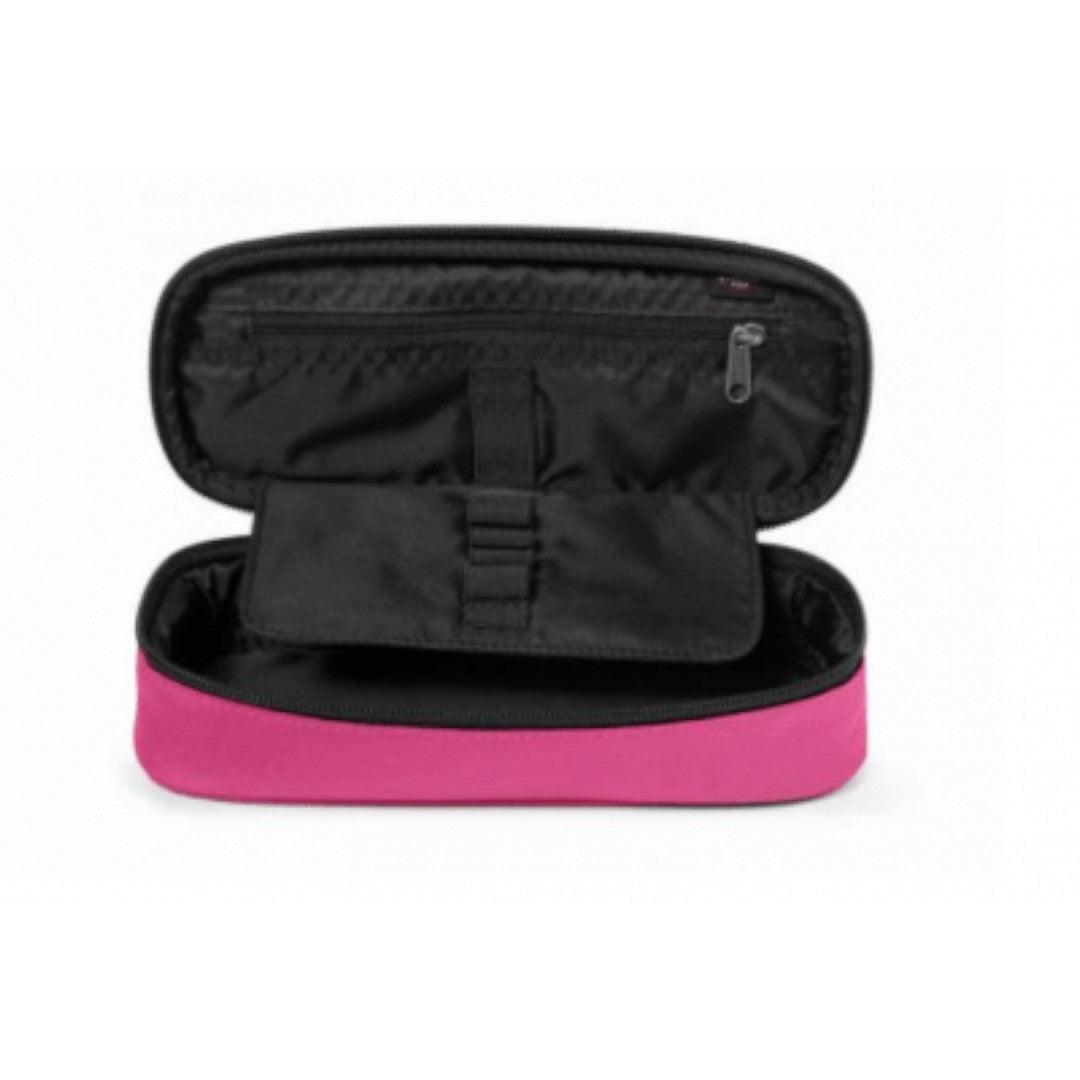 Astuccio Eastpak Oval Single Pink Escape – Portapenne con Zip Rosa.