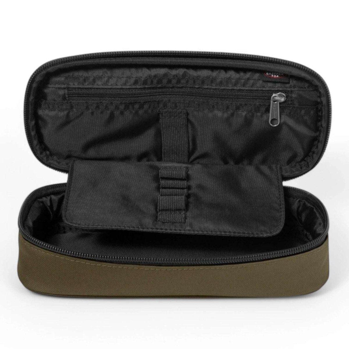 Astuccio Eastpak Oval Single Army Olive – Resistente e Organizzato.