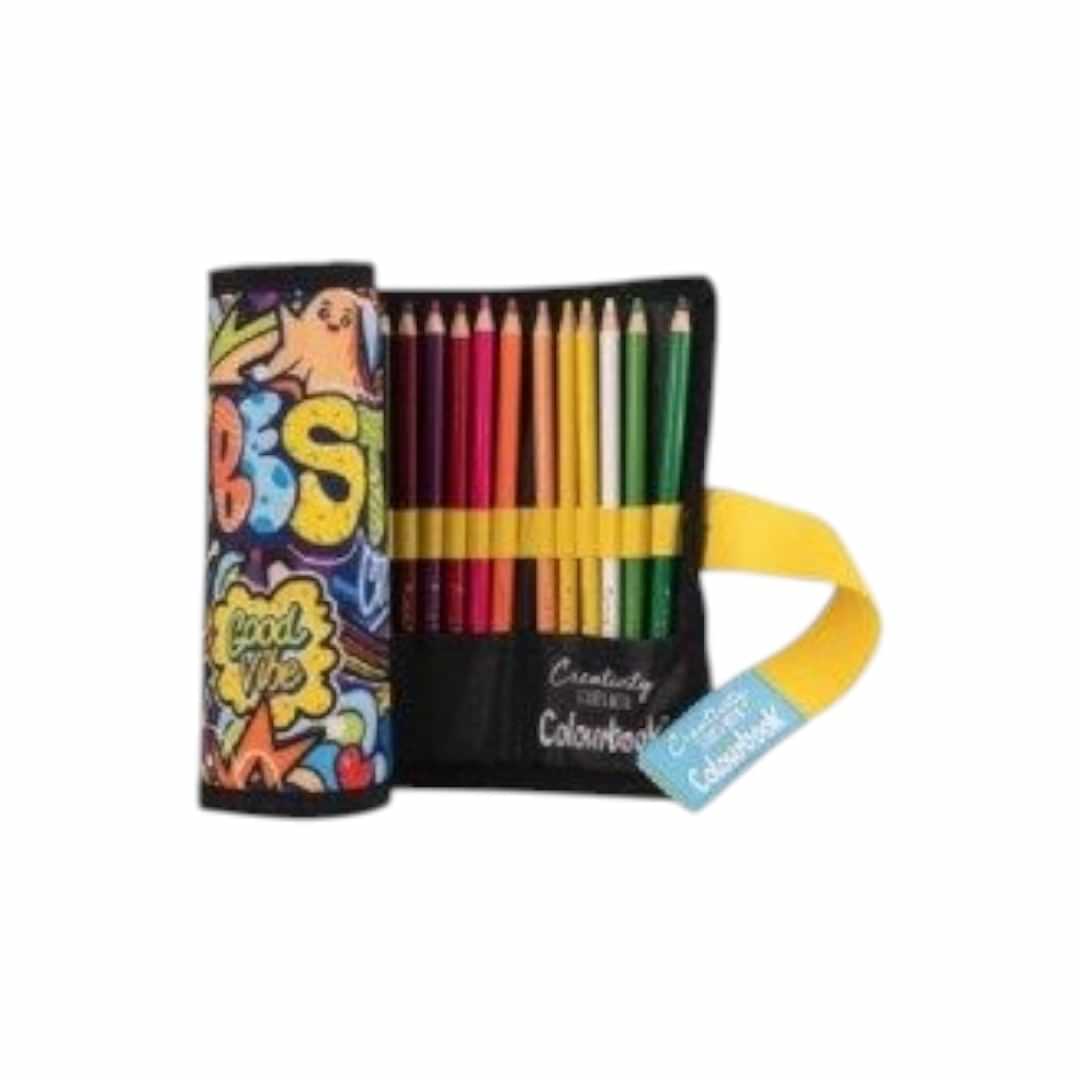 Astuccio rotolo Creativity 24 colori Colourbook Urban - foto 3