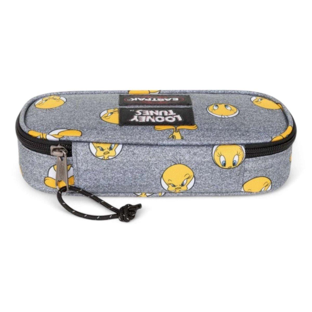 Astuccio Scuola Eastpak Oval Looney Tweety Grey – Stile Cartoon, Qualità Eastpak - Quiscuola