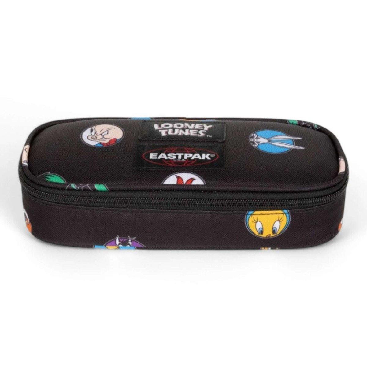 Astuccio Eastpak Oval Looney Tunes Black – Elegante e Divertente.