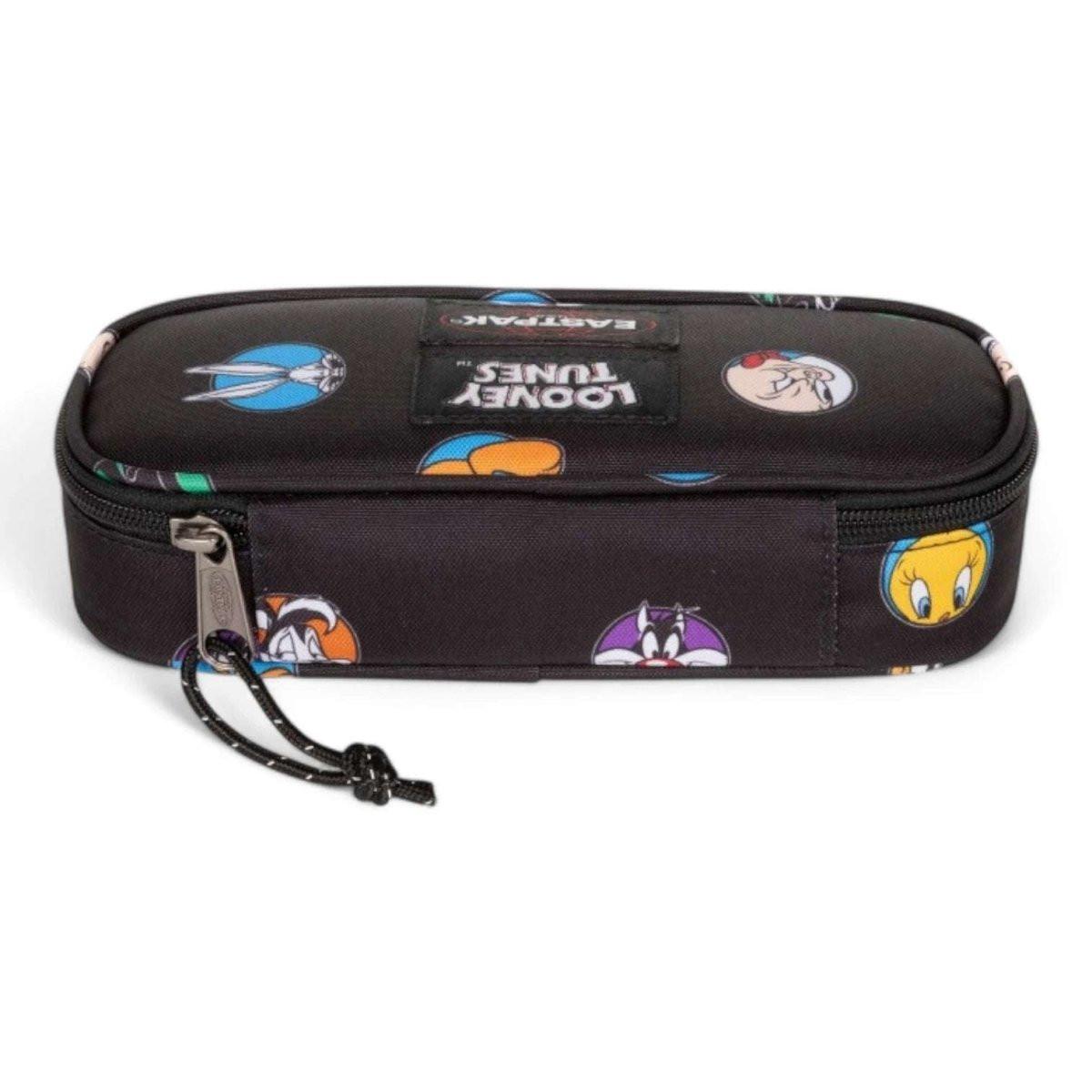 Astuccio Eastpak Oval Looney Tunes Black – Elegante e Divertente.
