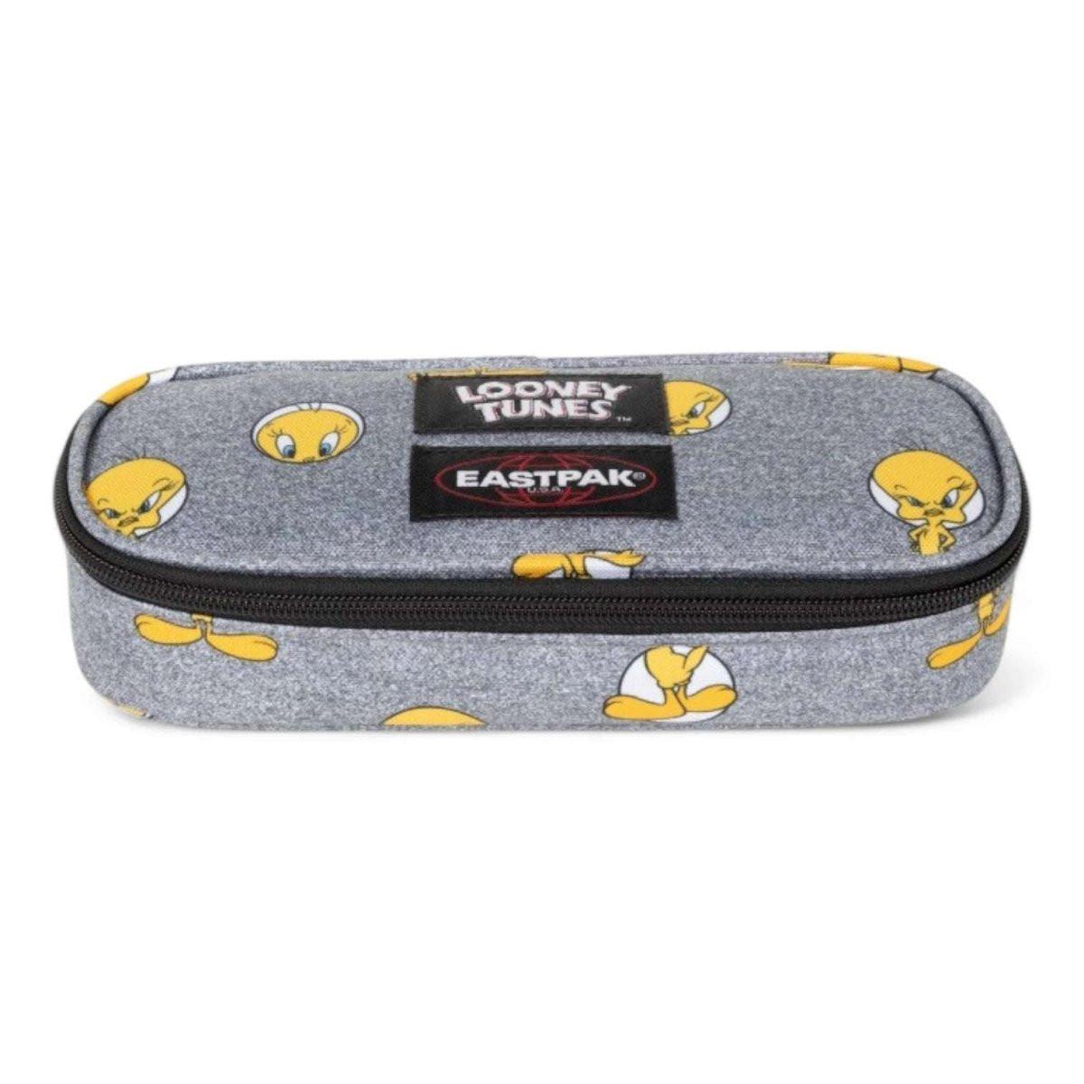 Astuccio Scuola Eastpak Oval Looney Tweety Grey – Stile Cartoon, Qualità Eastpak - Quiscuola
