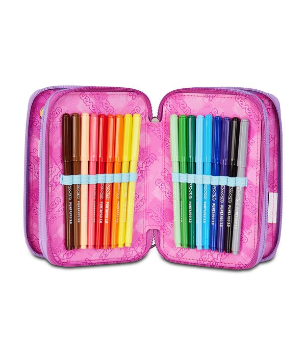 Astuccio Seven 3 Zip – Gloomy Heart con 45 Accessori Inclusi - Quiscuola.it – Zaini, Astucci e Diari Scuola