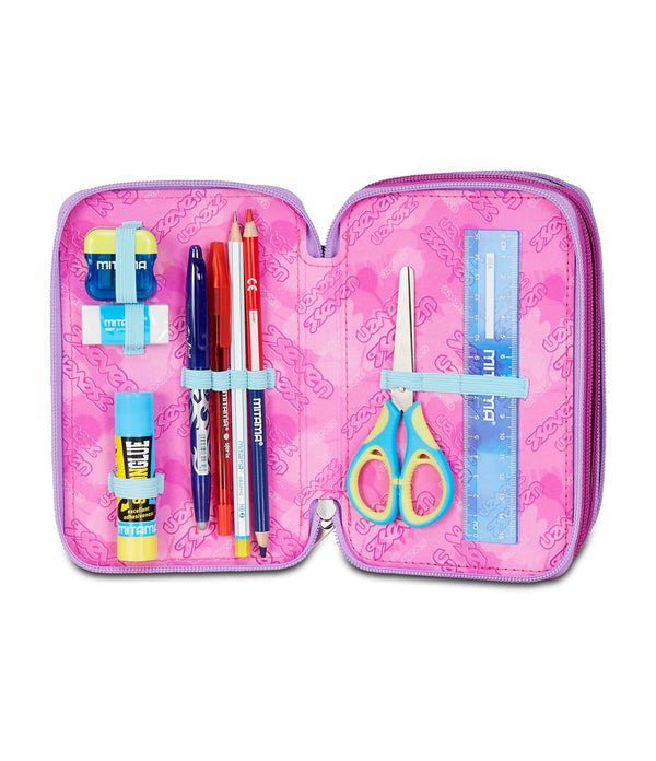 Astuccio Seven 3 Zip – Gloomy Heart con 45 Accessori Inclusi - Quiscuola.it – Zaini, Astucci e Diari Scuola