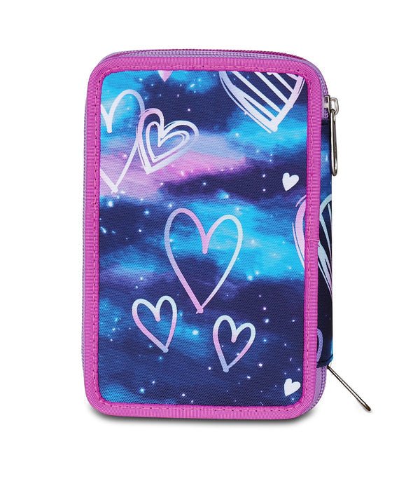 Astuccio Seven 3 Zip – Gloomy Heart con 45 Accessori Inclusi - Quiscuola.it – Zaini, Astucci e Diari Scuola