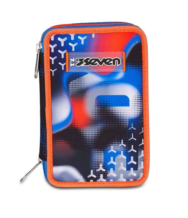 Astuccio Seven 3 Zip – Optical Shade Boy con 45 Pezzi Inclusi - Quiscuola.it – Zaini, Astucci e Diari Scuola