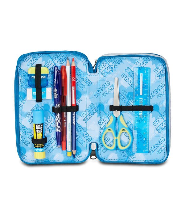 Astuccio Seven 3 Zip – Quick Graffiti Boy con 45 Pezzi Inclusi - Quiscuola.it – Zaini, Astucci e Diari Scuola