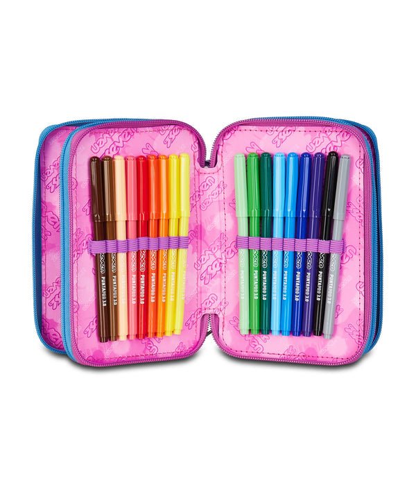 Astuccio Seven 3 Zip – Quick Graffiti Girl con 45 Accessori - Quiscuola.it – Zaini, Astucci e Diari Scuola