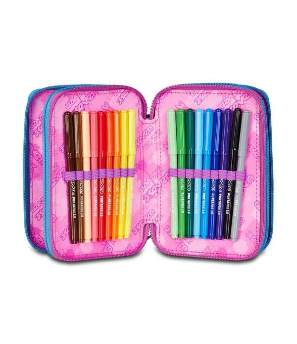 Astuccio Seven 3 Zip – Quick Graffiti Girl con 45 Accessori.