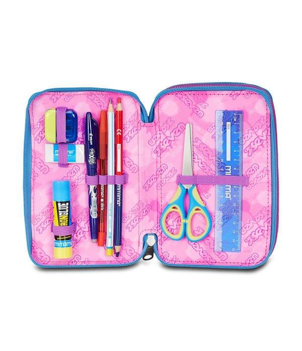 Astuccio Seven 3 Zip – Quick Graffiti Girl con 45 Accessori.