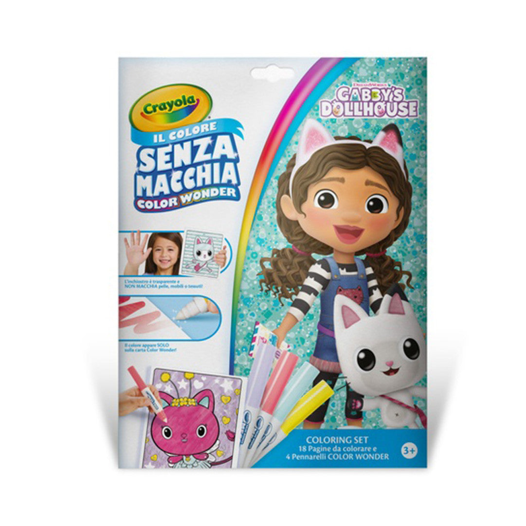 Set Color Wonder Crayola Gabby's Dollhouse vista frontale