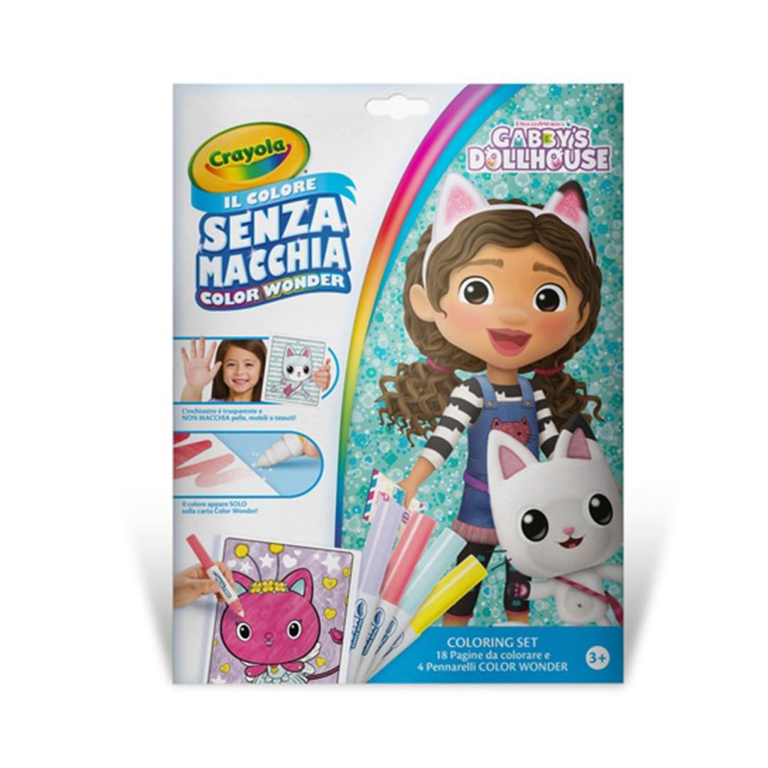 Set Color Wonder Crayola Gabby's Dollhouse vista frontale