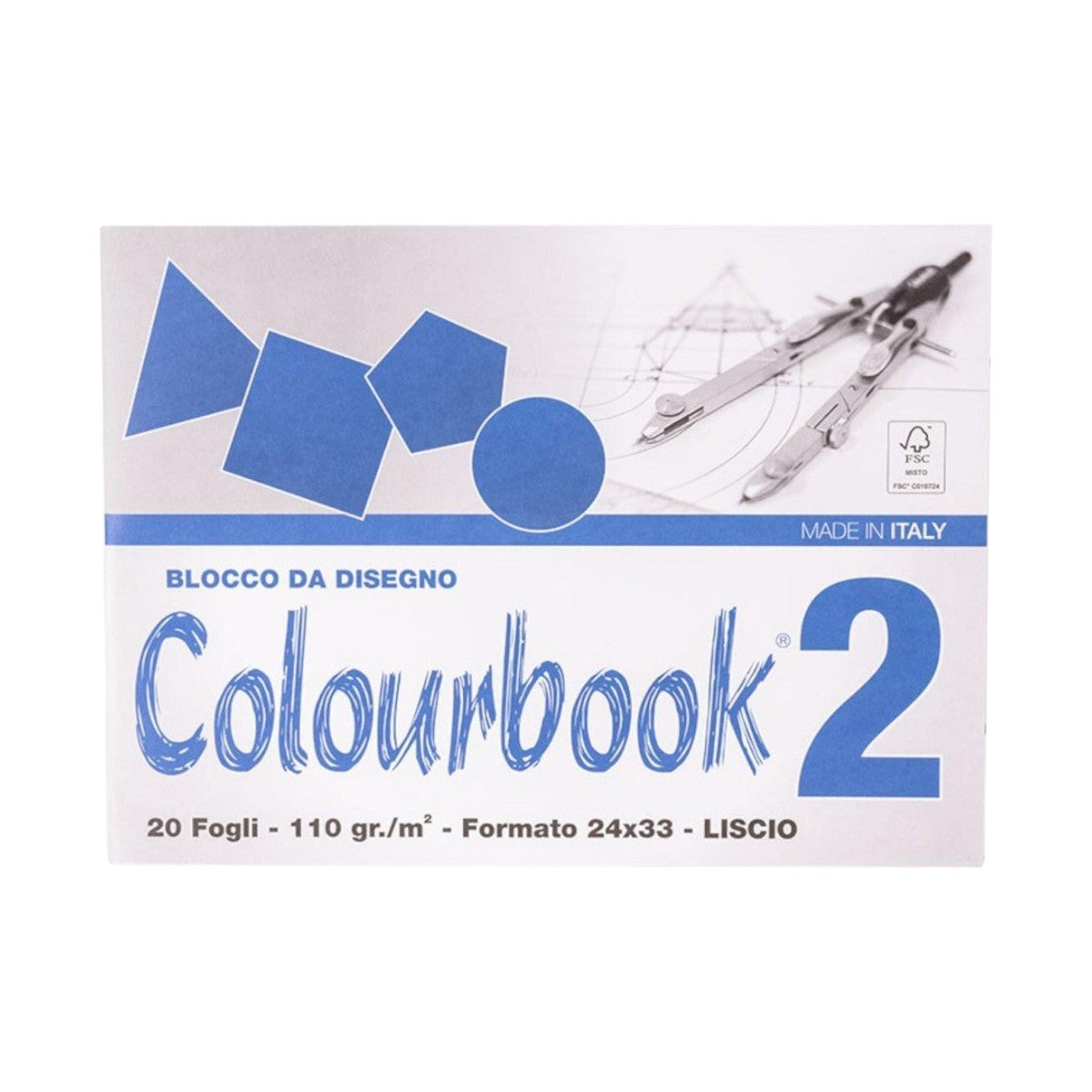 Blocco da Disegno C2 110 gr 24×33 cm Made in Italy