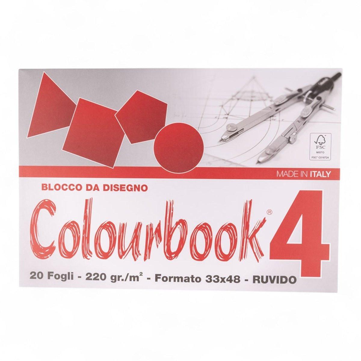 Blocco da Disegno C4 220 gr Formati 24×33 e 33×48 cm.