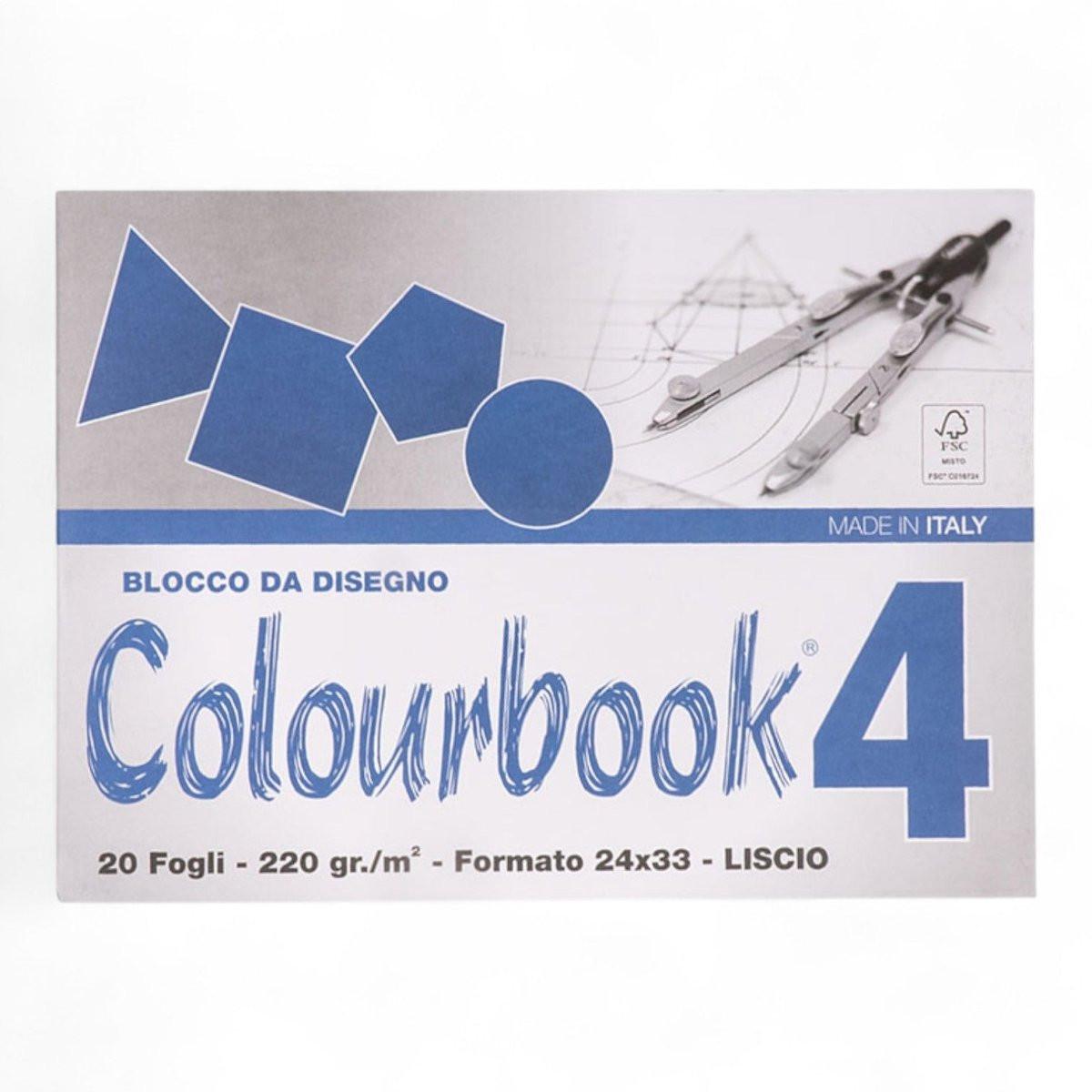 Blocco da Disegno C4 220 gr Formati 24×33 e 33×48 cm.