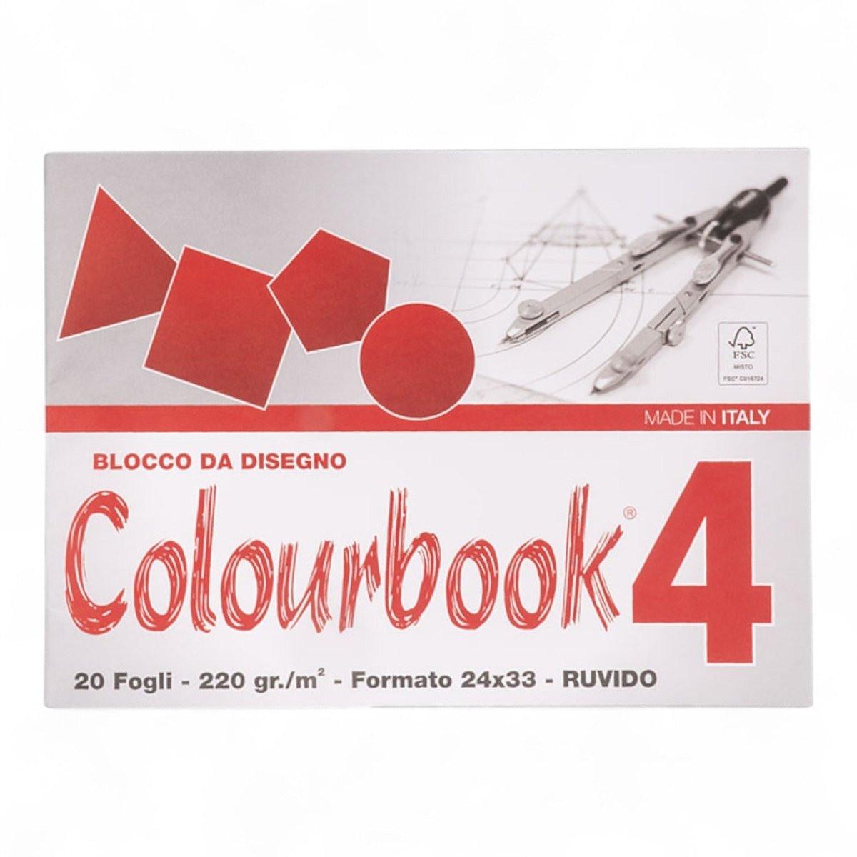Blocco da Disegno C4 220 gr Formati 24×33 e 33×48 cm.