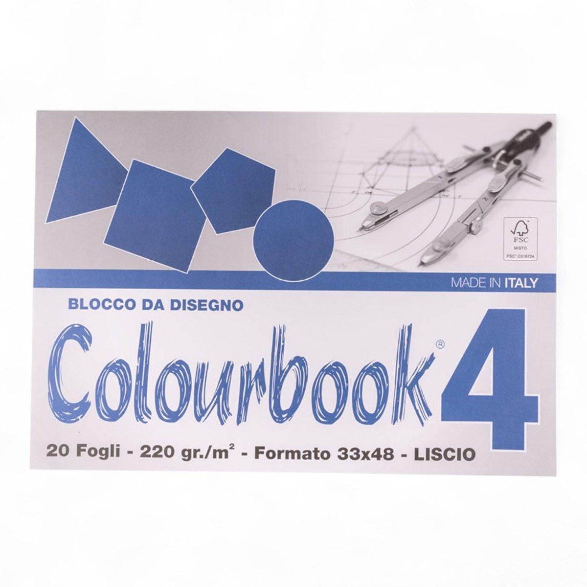 Blocco da Disegno C4 220 gr Formati 24×33 e 33×48 cm.