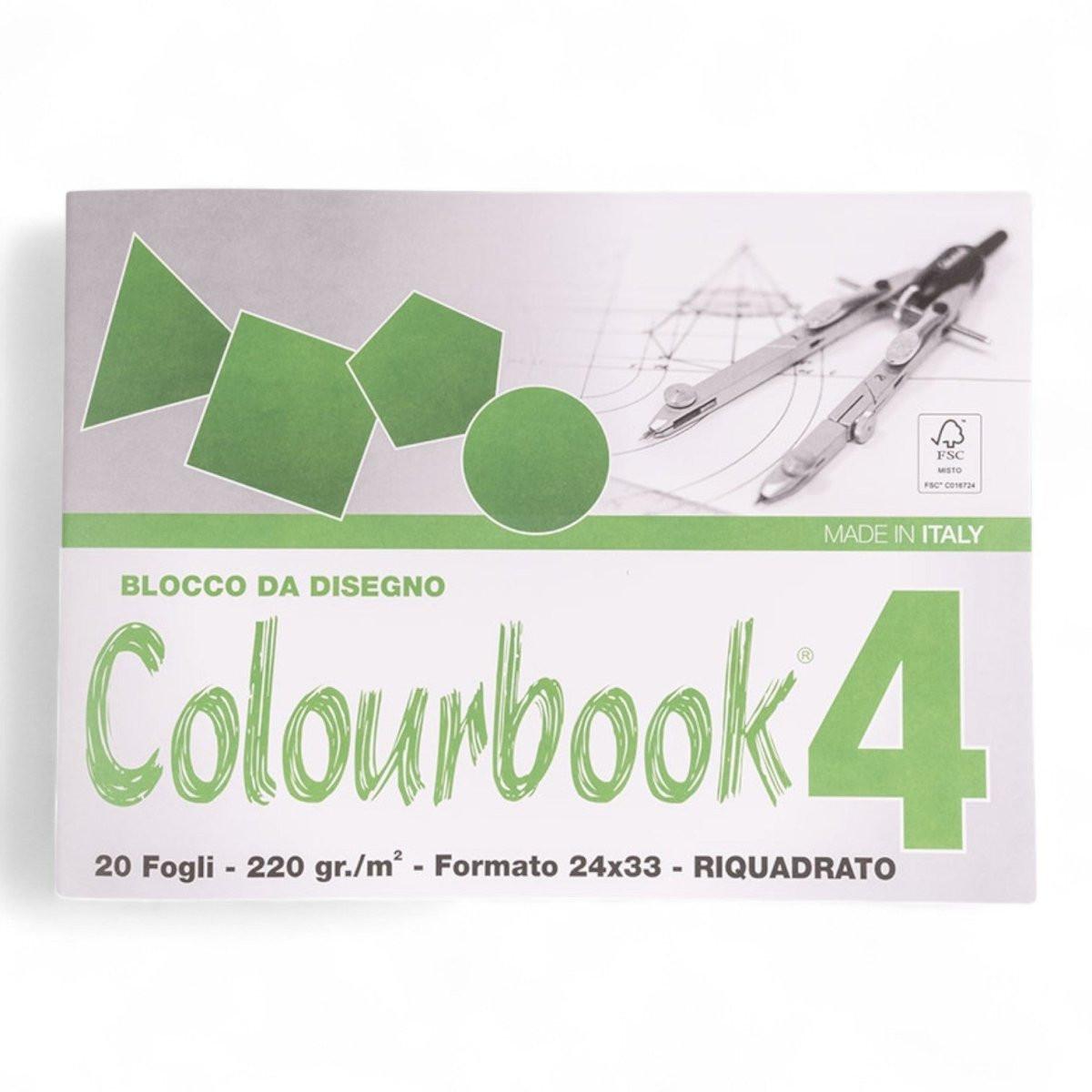 3. Kit disegno tecnico — Blocco da Disegno C4 220 gr Formati 24×33 e 33×48 cm · 24x33 / Riquadrato