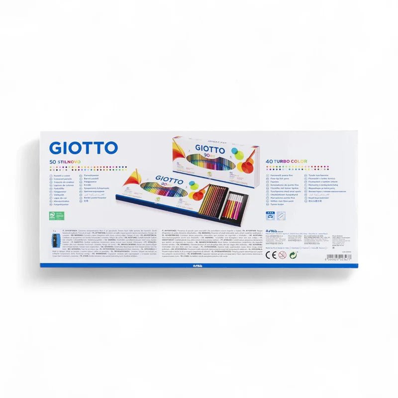 Box Giotto Stilnovo e Turbo Color 90 Matite e Pennarelli Colorati - Quiscuola.it – Zaini, Astucci e Diari Scuola