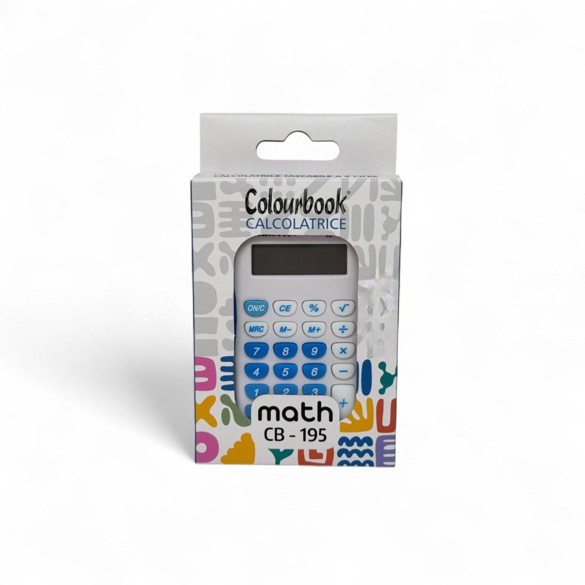 Calcolatrice Tascabile Math CB-195 8 Cifre Pastello.