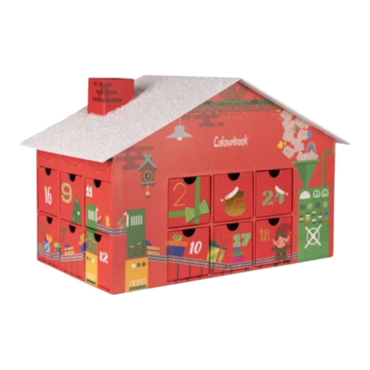 Calendario dell’Avvento 2025 Colourbook – Fabbrica degli Elfi - Quiscuola.it – Zaini, Astucci e Diari Scuola