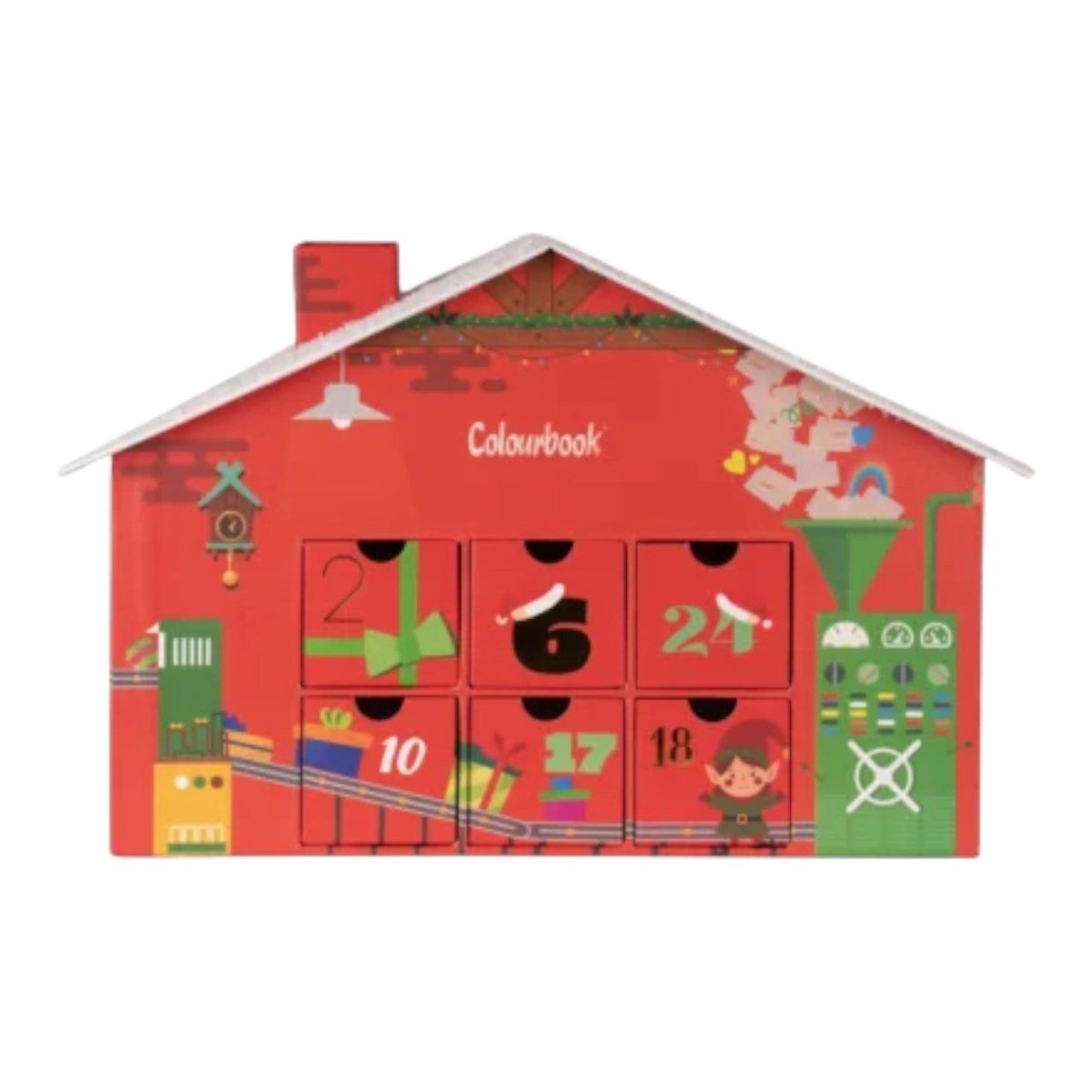 Calendario dell’Avvento 2025 Colourbook – Fabbrica degli Elfi - Quiscuola.it – Zaini, Astucci e Diari Scuola