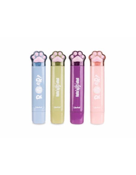 Correttore a Nastro e Colla Roller PAW 2in1 – Doppia Funzione, Design Glitterato - Quiscuola