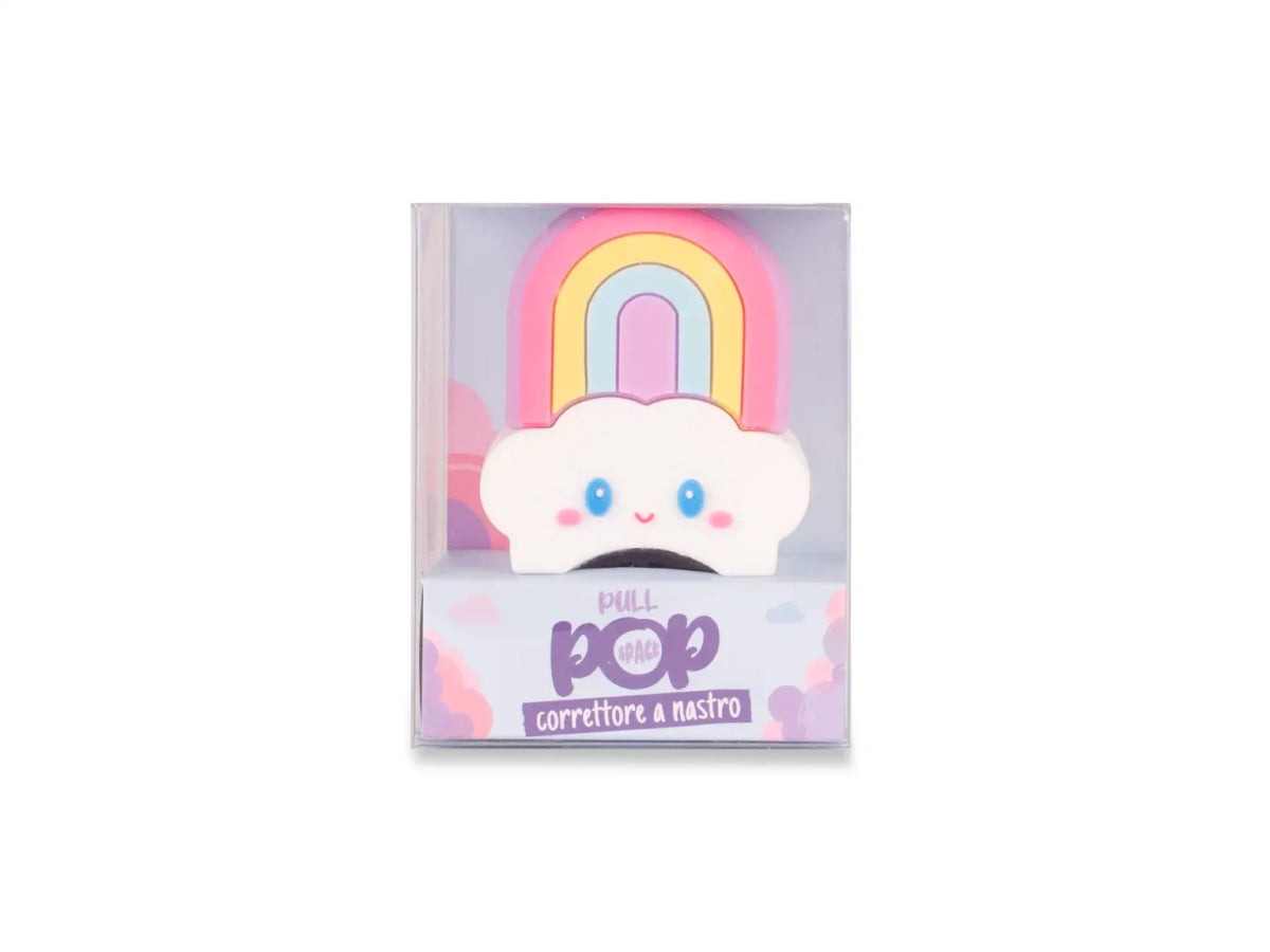 Correttore a Nastro Pull Pop Space – Astronauta e Arcobaleno - Quiscuola
