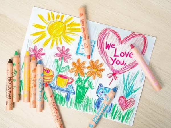 Set 12 Matite Colorate Maxi Jumbo 3 in 1 - Quiscuola