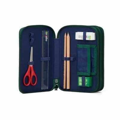 Astuccio Ergobag BearRex 3 zip verde - foto 2