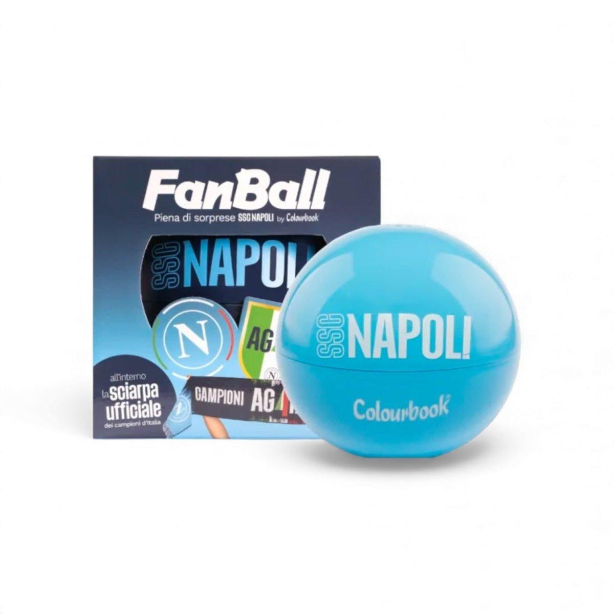 FanBall SSC Napoli Colourbook con Sciarpa Ufficiale.