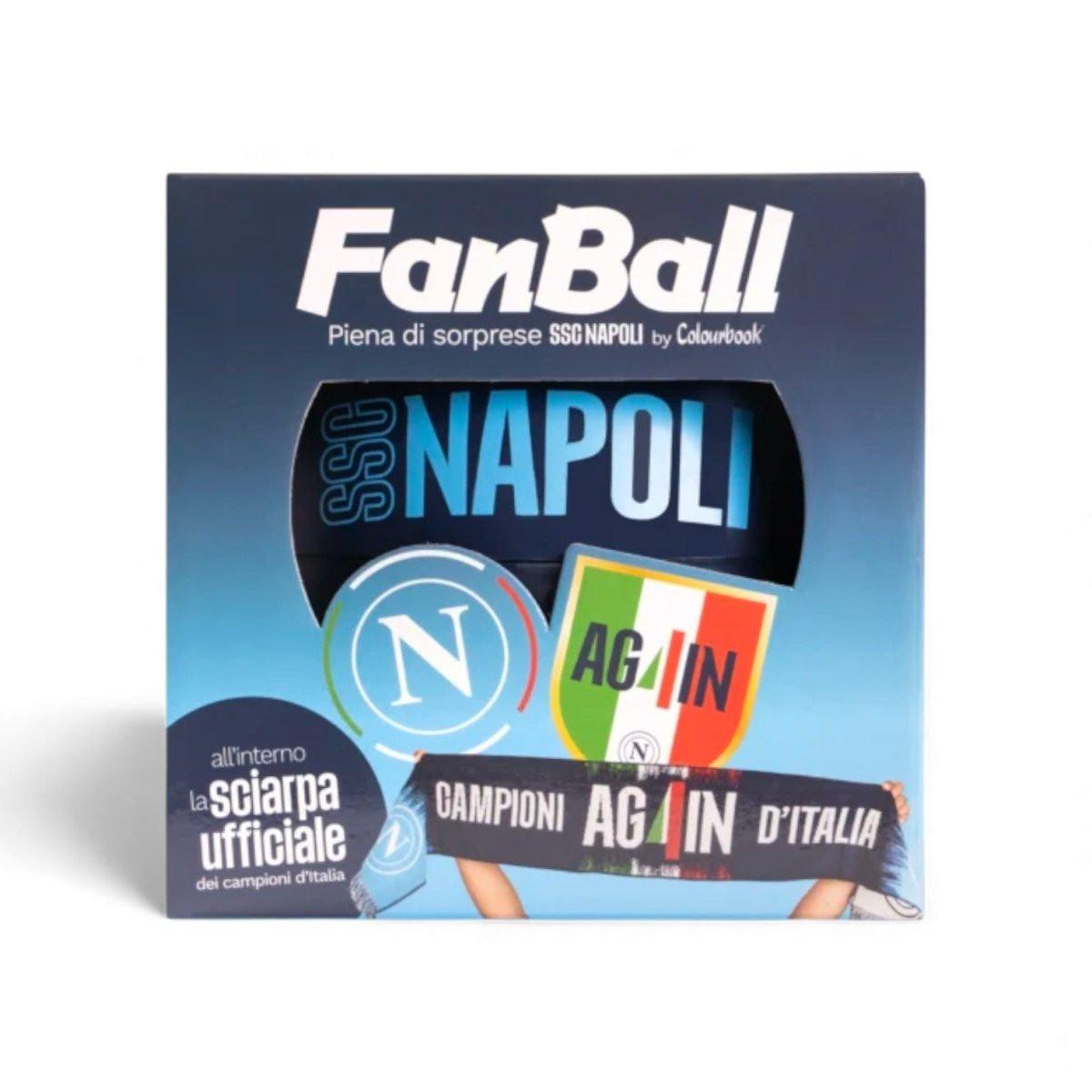 FanBall SSC Napoli Colourbook con Sciarpa Ufficiale.