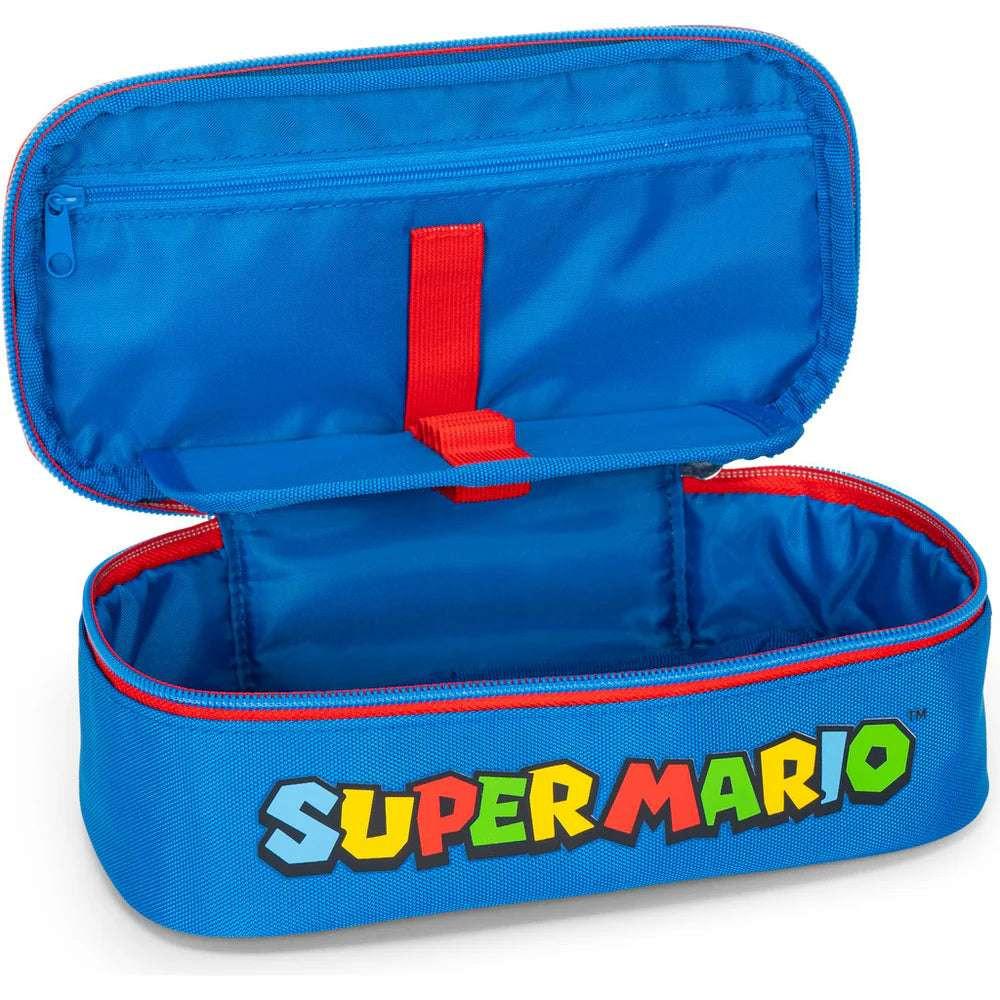 Astuccio Ovale Super Mario Rosso/Blu – Organizzazione e Avventura per la Scuola!.