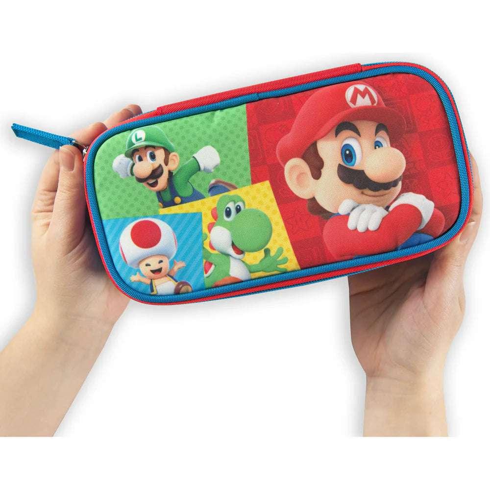 Astuccio Ovale Super Mario Rosso/Blu – Organizzazione e Avventura per la Scuola!.