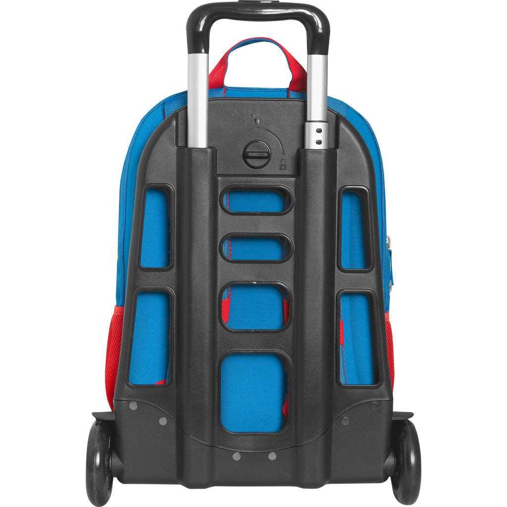 Zaino Trolley Staccabile Super Mario - Blu/Rosso/Giallo - Pratico e Spazioso.