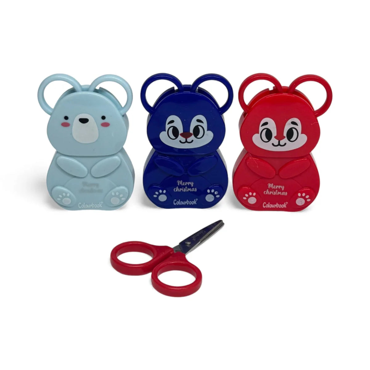6. Cancellotte Colourbook — Forbici Otte Edizione Natale – Colourbook con Cover Magnetica e Design Kawaii · Celeste