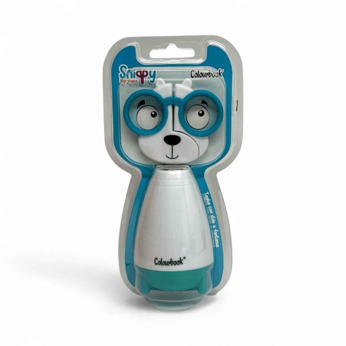 Forbici Snippy Big Eyes per Bambini - Design Animali, Punta Arrotondata e Supporto.