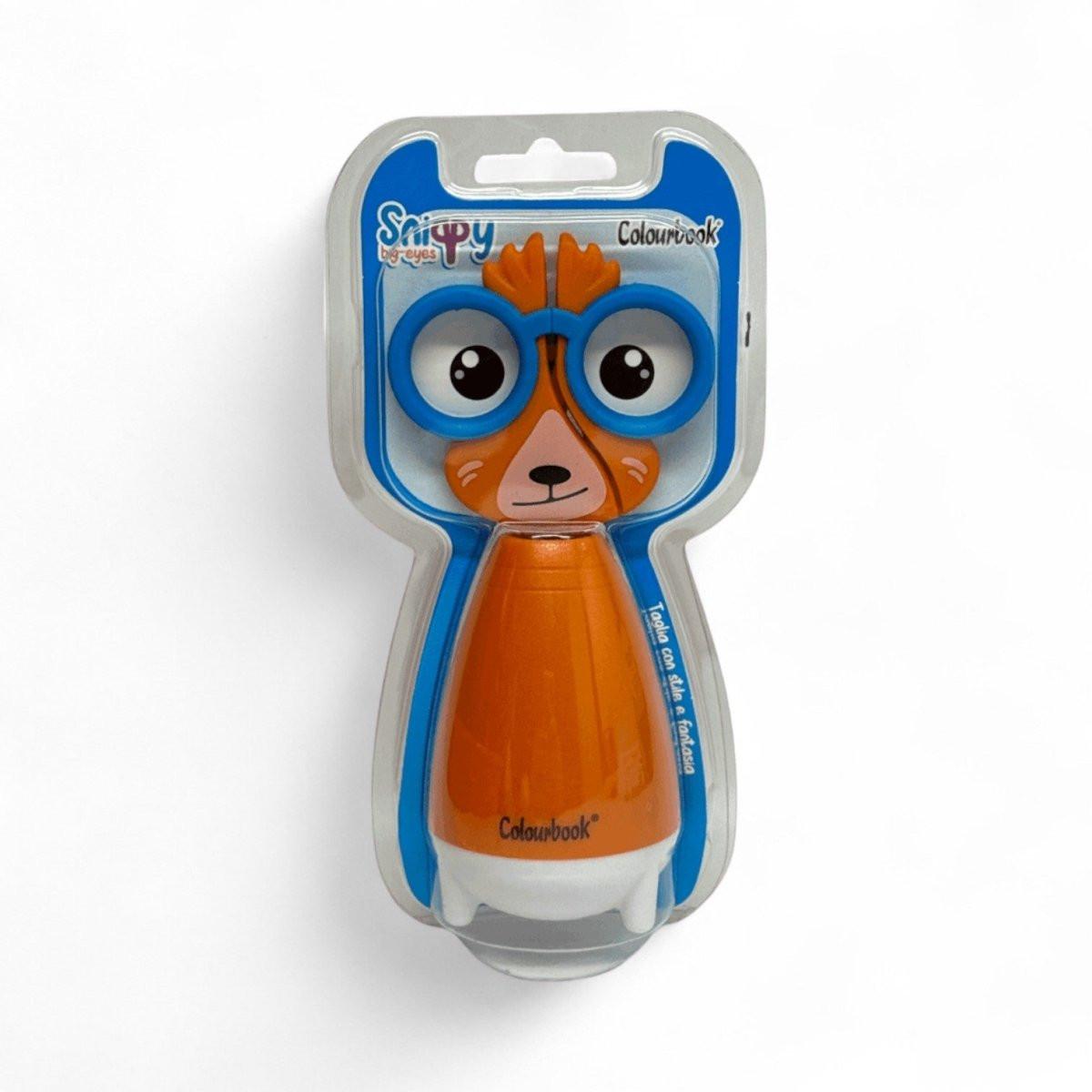 Forbici Snippy Big Eyes per Bambini - Design Animali, Punta Arrotondata e Supporto.