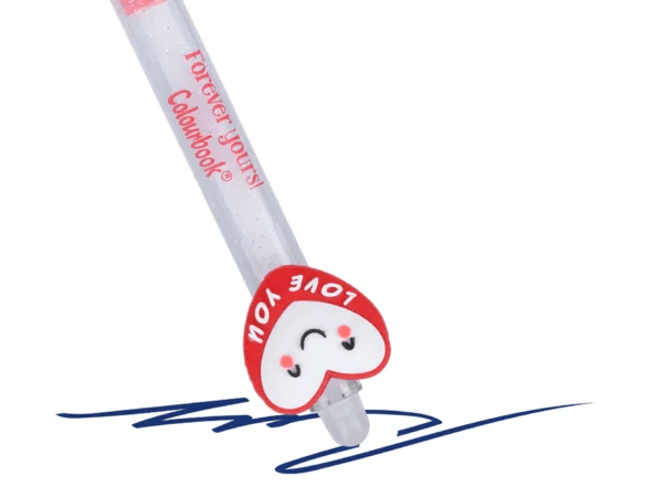 Penna Gel Cancellabile Love Pen Colourbook.
