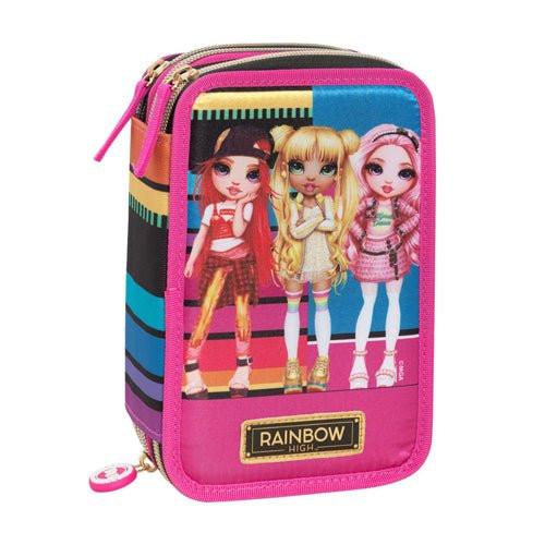 Astuccio 3 Zip Rainbow High Panini - Completo di Accessori - Quiscuola