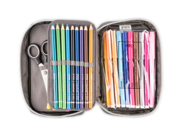 Astuccio 1 Zip Geolier by Colourbook con Corredo Completo