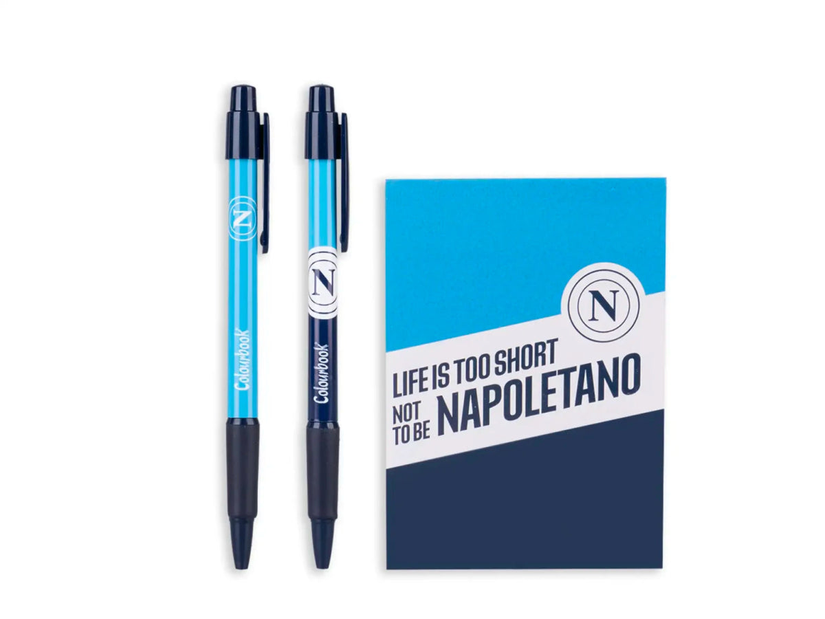 Kit Cancelleria SSC Napoli 14 Pezzi - Ufficiale e Completo - Quiscuola