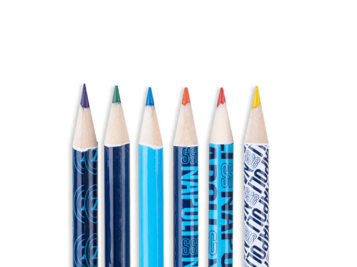 Kit Cancelleria SSC Napoli 14 Pezzi - Ufficiale e Completo - Quiscuola