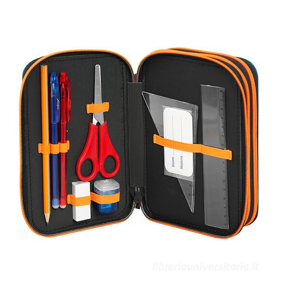 Astuccio 3 Zip Lyon Gamer - Completo di Accessori - Quiscuola